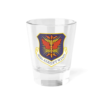 302d Airlift Wing (U.S. Air Force) Shot Glass 1.5oz 1.5oz - Go Mug Yourself
