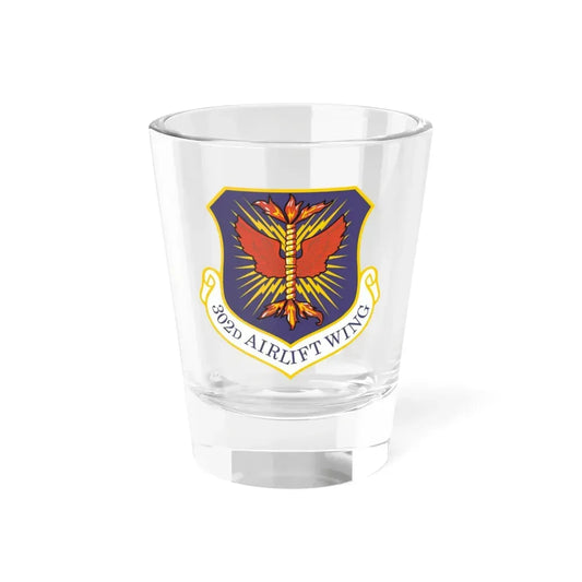 302d Airlift Wing (U.S. Air Force) Shot Glass 1.5oz 1.5oz - Go Mug Yourself