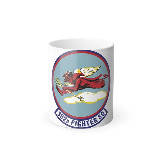 302d Fighter Squadron (U.S. Air Force) Color Changing Coffee Mug 11oz - Go Mug Yourself