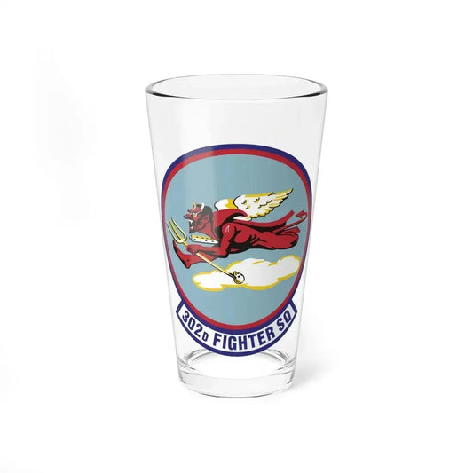 302d Fighter Squadron (U.S. Air Force) Pint Glass 16oz 16oz - Go Mug Yourself