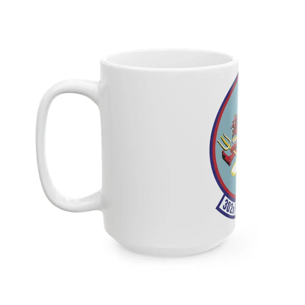 302d Fighter Squadron (U.S. Air Force) White Coffee Mug - Go Mug Yourself