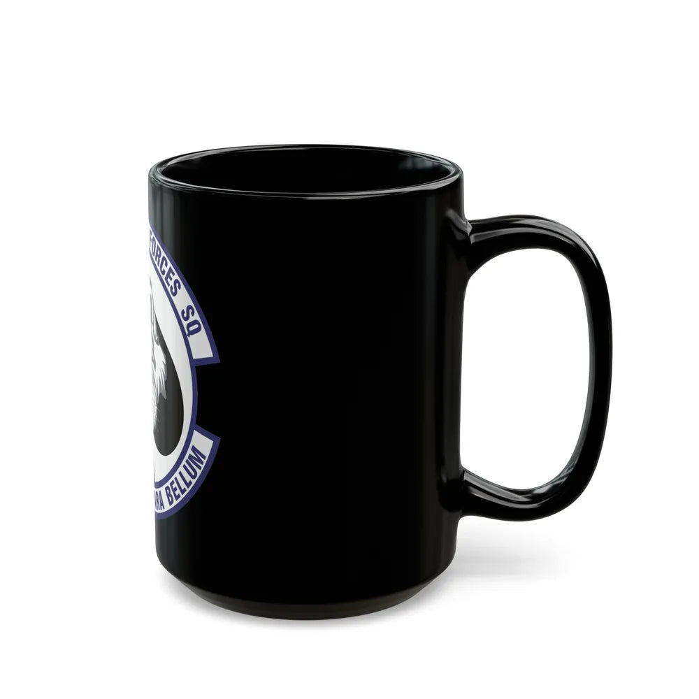 302d Security Forces Squadron (U.S. Air Force) Black Coffee Mug-Go Mug Yourself