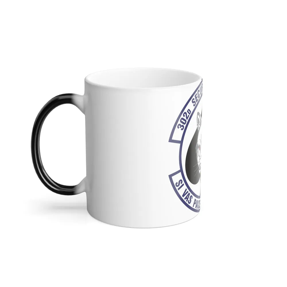 302d Security Forces Squadron (U.S. Air Force) Color Changing Coffee Mug-Go Mug Yourself