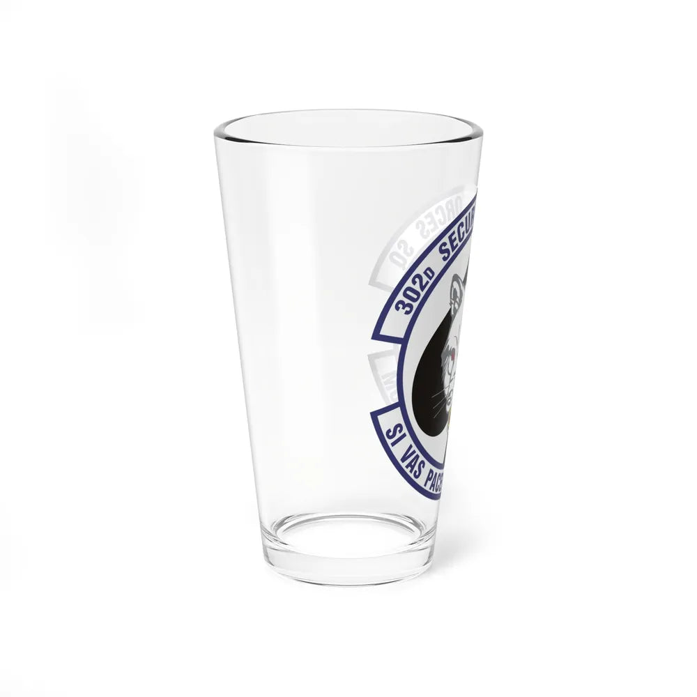 302d Security Forces Squadron (U.S. Air Force) Pint Glass 16oz-Go Mug Yourself