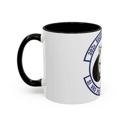 302d Security Forces Squadron (U.S. Air Force) Accent Coffee Mug - Go Mug Yourself