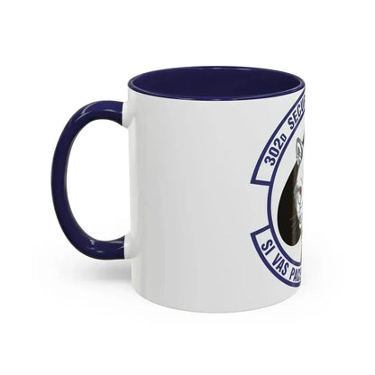 302d Security Forces Squadron (U.S. Air Force) Accent Coffee Mug - Go Mug Yourself