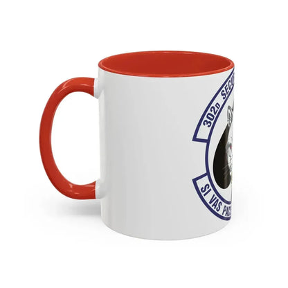 302d Security Forces Squadron (U.S. Air Force) Accent Coffee Mug - Go Mug Yourself