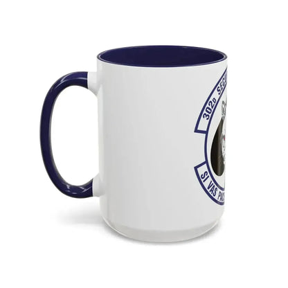 302d Security Forces Squadron (U.S. Air Force) Accent Coffee Mug - Go Mug Yourself