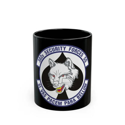 302d Security Forces Squadron (U.S. Air Force) Black Coffee Mug 11oz - Go Mug Yourself
