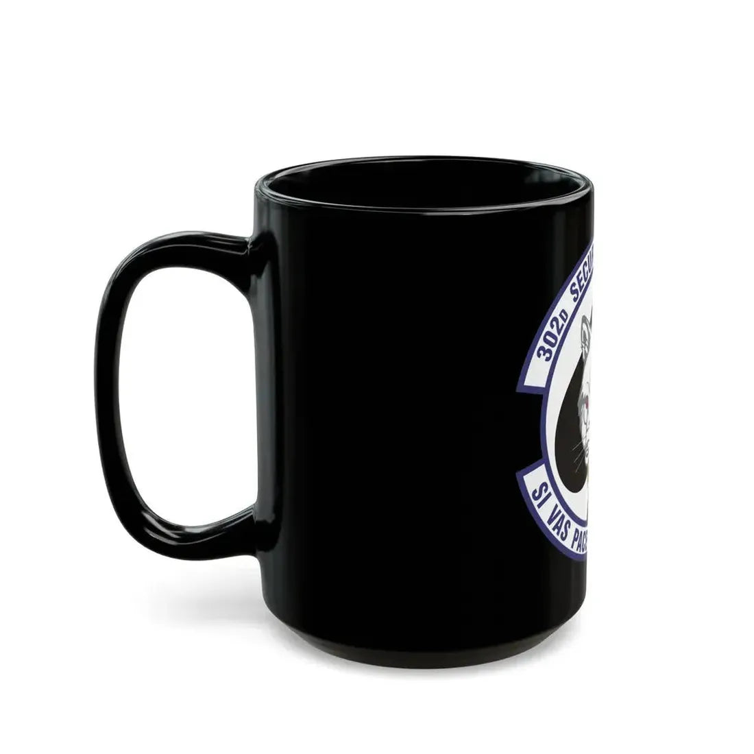 302d Security Forces Squadron (U.S. Air Force) Black Coffee Mug - Go Mug Yourself
