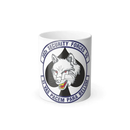 302d Security Forces Squadron (U.S. Air Force) Color Changing Coffee Mug 11oz - Go Mug Yourself