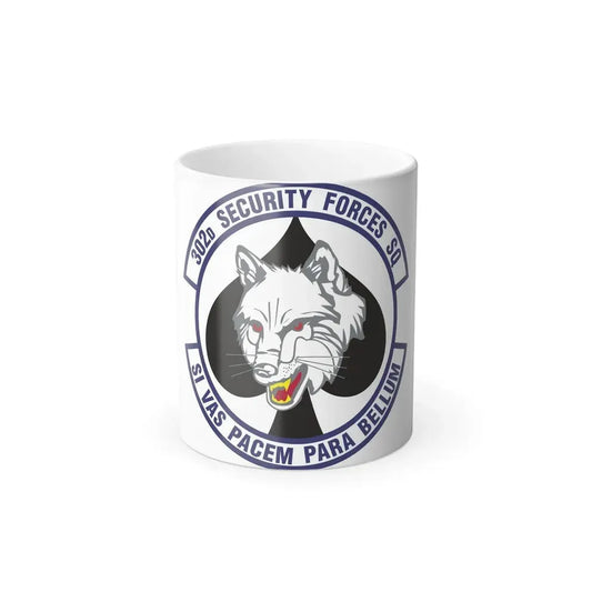 302d Security Forces Squadron (U.S. Air Force) Color Changing Coffee Mug 11oz - Go Mug Yourself