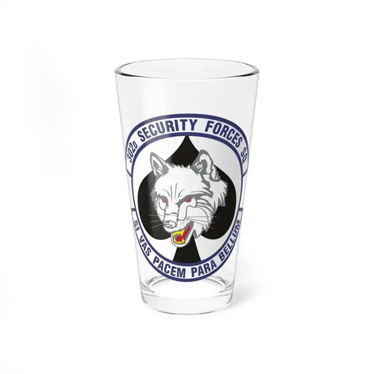 302d Security Forces Squadron (U.S. Air Force) Pint Glass 16oz 16oz - Go Mug Yourself