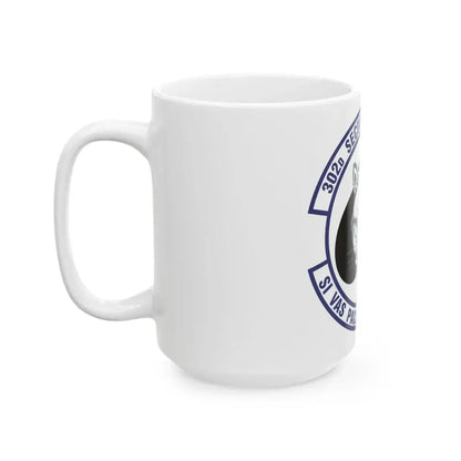 302d Security Forces Squadron (U.S. Air Force) White Coffee Mug - Go Mug Yourself