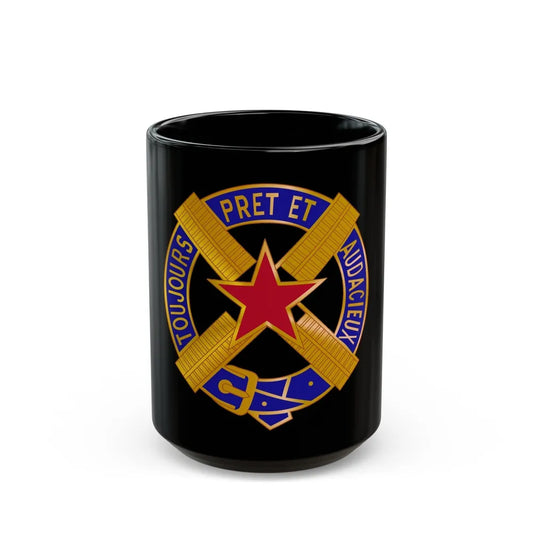 303 Cavalry Regiment USAR (U.S. Army) Black Coffee Mug-15oz-Go Mug Yourself