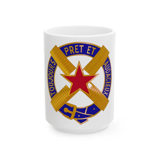 303 Cavalry Regiment USAR (U.S. Army) White Coffee Mug-15oz-Go Mug Yourself