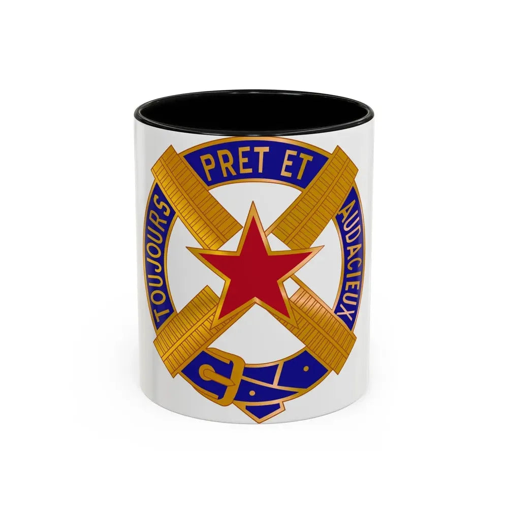 303 Cavalry Regiment USAR (U.S. Army) Accent Coffee Mug 11oz Black - Go Mug Yourself