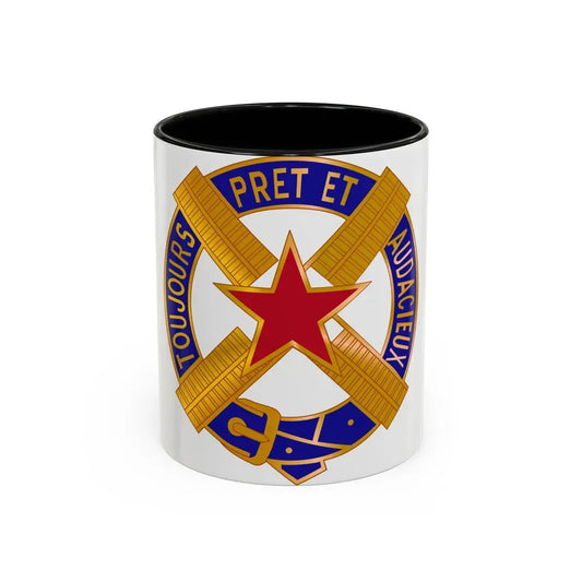 303 Cavalry Regiment USAR (U.S. Army) Accent Coffee Mug 11oz Black - Go Mug Yourself