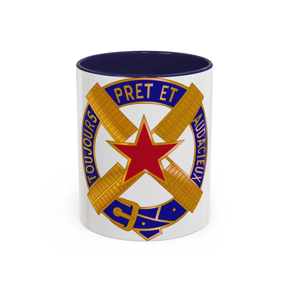 303 Cavalry Regiment USAR (U.S. Army) Accent Coffee Mug 11oz Navy - Go Mug Yourself