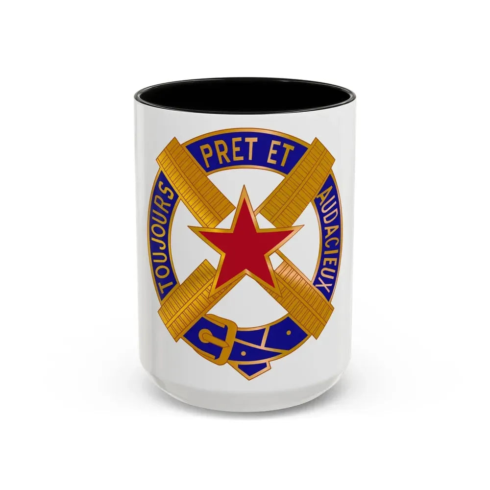 303 Cavalry Regiment USAR (U.S. Army) Accent Coffee Mug 15oz Black - Go Mug Yourself