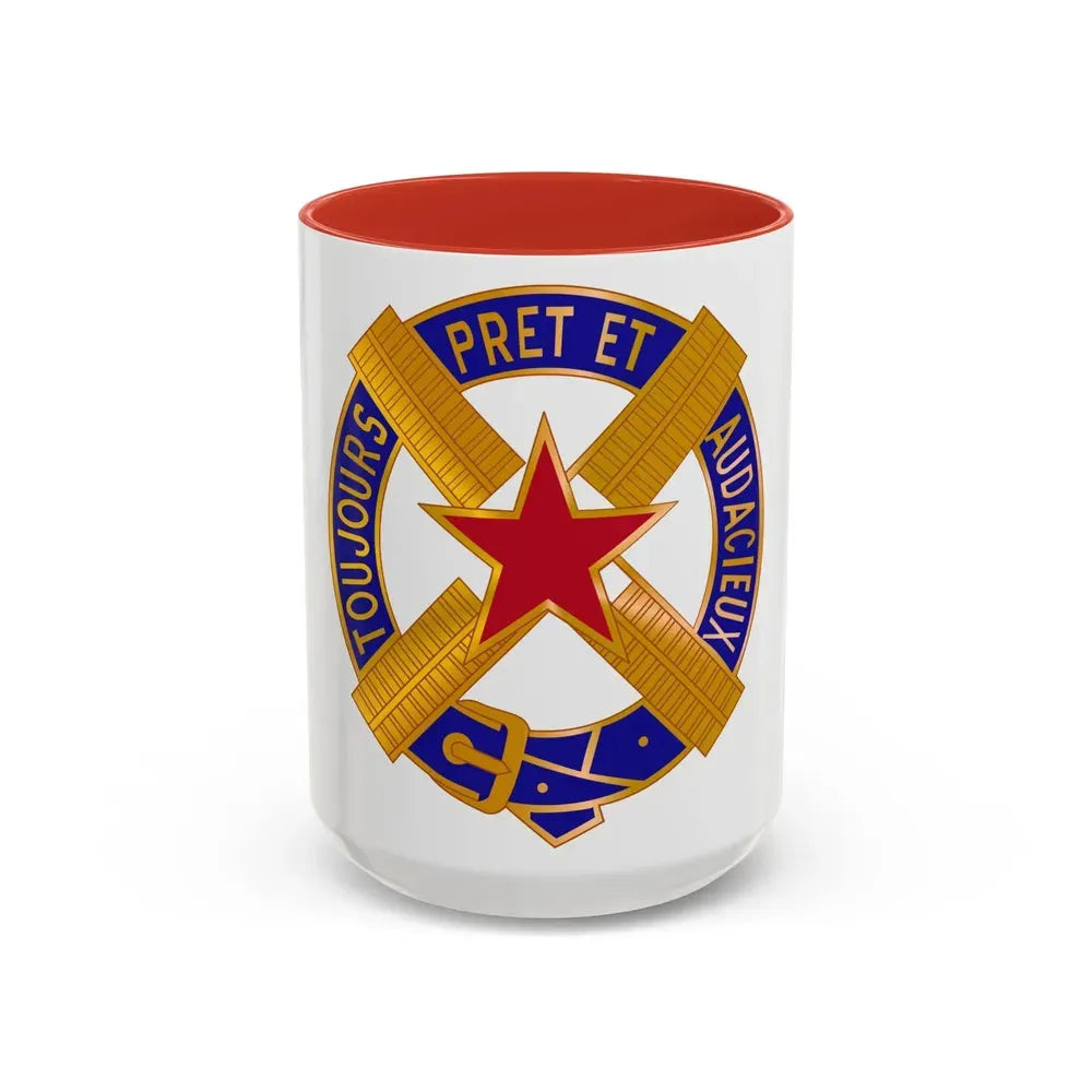 303 Cavalry Regiment USAR (U.S. Army) Accent Coffee Mug 15oz Red - Go Mug Yourself
