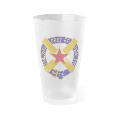 303 Cavalry Regiment USAR (U.S. Army) Frosted Pint Glass 16oz Default Title - Go Mug Yourself