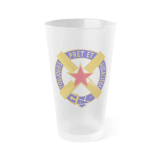 303 Cavalry Regiment USAR (U.S. Army) Frosted Pint Glass 16oz Default Title - Go Mug Yourself