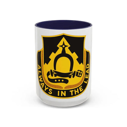303 Cavalry Regiment WAARNG (U.S. Army) Accent Coffee Mug 15oz Navy - Go Mug Yourself