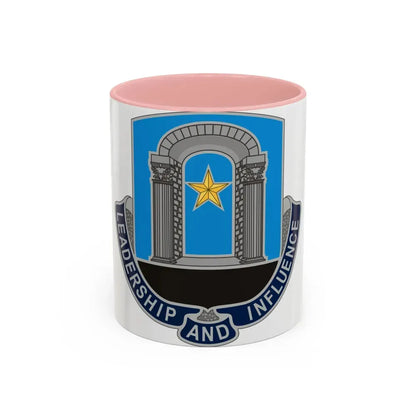 303 Information Operations Battalion (U.S. Army) Accent Coffee Mug 11oz Pink - Go Mug Yourself