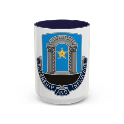 303 Information Operations Battalion (U.S. Army) Accent Coffee Mug 15oz Navy - Go Mug Yourself