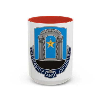 303 Information Operations Battalion (U.S. Army) Accent Coffee Mug 15oz Red - Go Mug Yourself