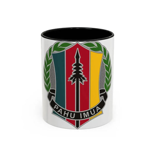 303 Maneuver Enhancement Brigade 2 (U.S. Army) Accent Coffee Mug 11oz Black - Go Mug Yourself