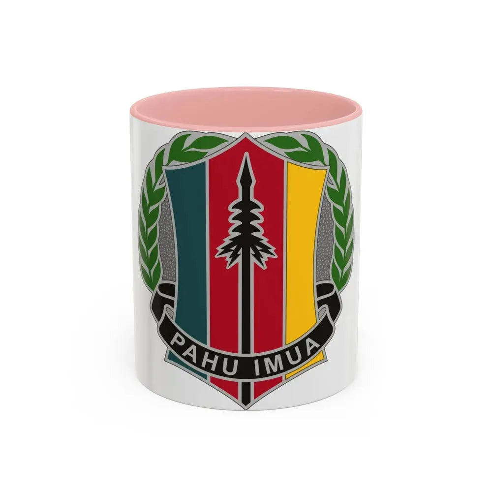 303 Maneuver Enhancement Brigade 2 (U.S. Army) Accent Coffee Mug 11oz Pink - Go Mug Yourself