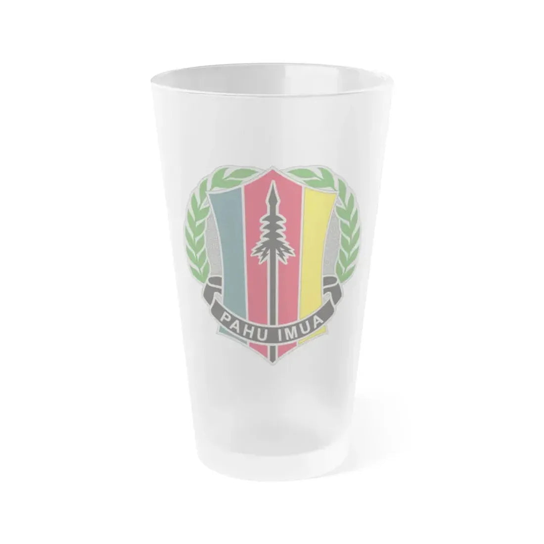 303 Maneuver Enhancement Brigade 2 (U.S. Army) Frosted Pint Glass 16oz Default Title - Go Mug Yourself