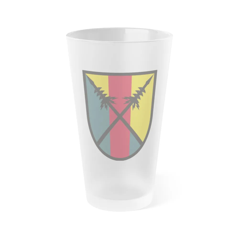 303 Maneuver Enhancement Brigade (U.S. Army) Frosted Pint Glass 16oz-Go Mug Yourself