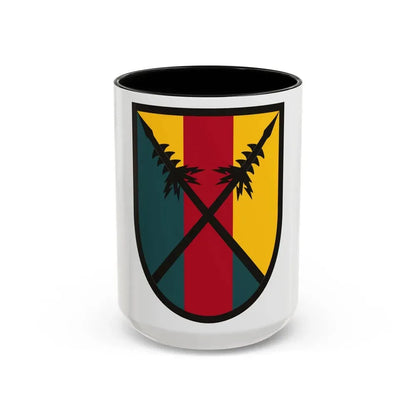 303 Maneuver Enhancement Brigade (U.S. Army) Accent Coffee Mug 15oz Black - Go Mug Yourself