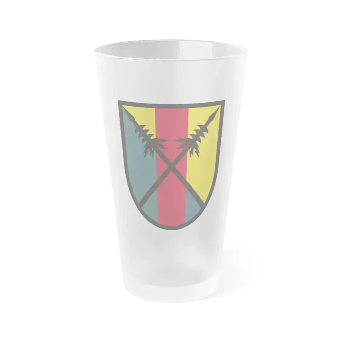303 Maneuver Enhancement Brigade (U.S. Army) Frosted Pint Glass 16oz Default Title - Go Mug Yourself