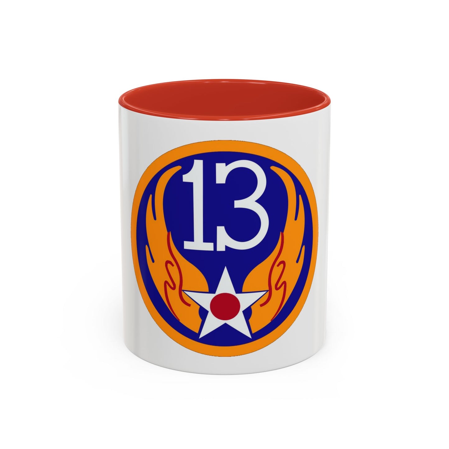 13 Air Force (U.S. Army) Accent Coffee Mug