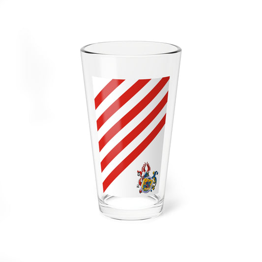 Flag of Petervasara (Hungary) Pint Glass 16oz