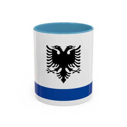 Government Ensign of Albania - Accent Coffee Mug