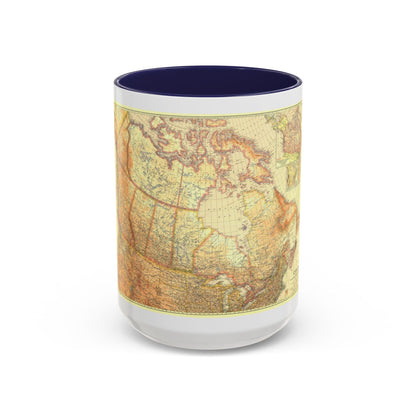 Canada (1936) (Map) Accent Coffee Mug
