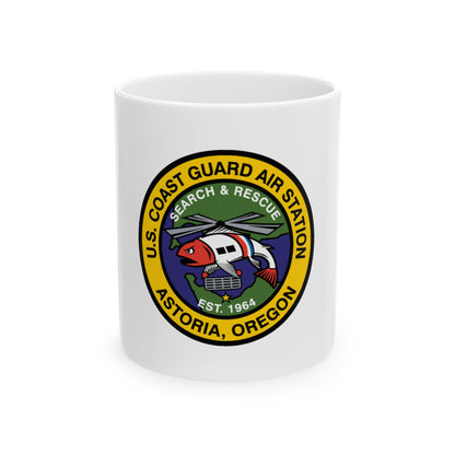 USCG AS Astoria Oregon (U.S. Coast Guard) White Coffee Mug