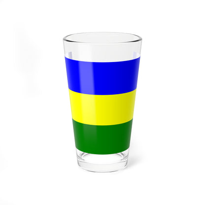 Flag of Bray-Dunes (France) Pint Glass 16oz