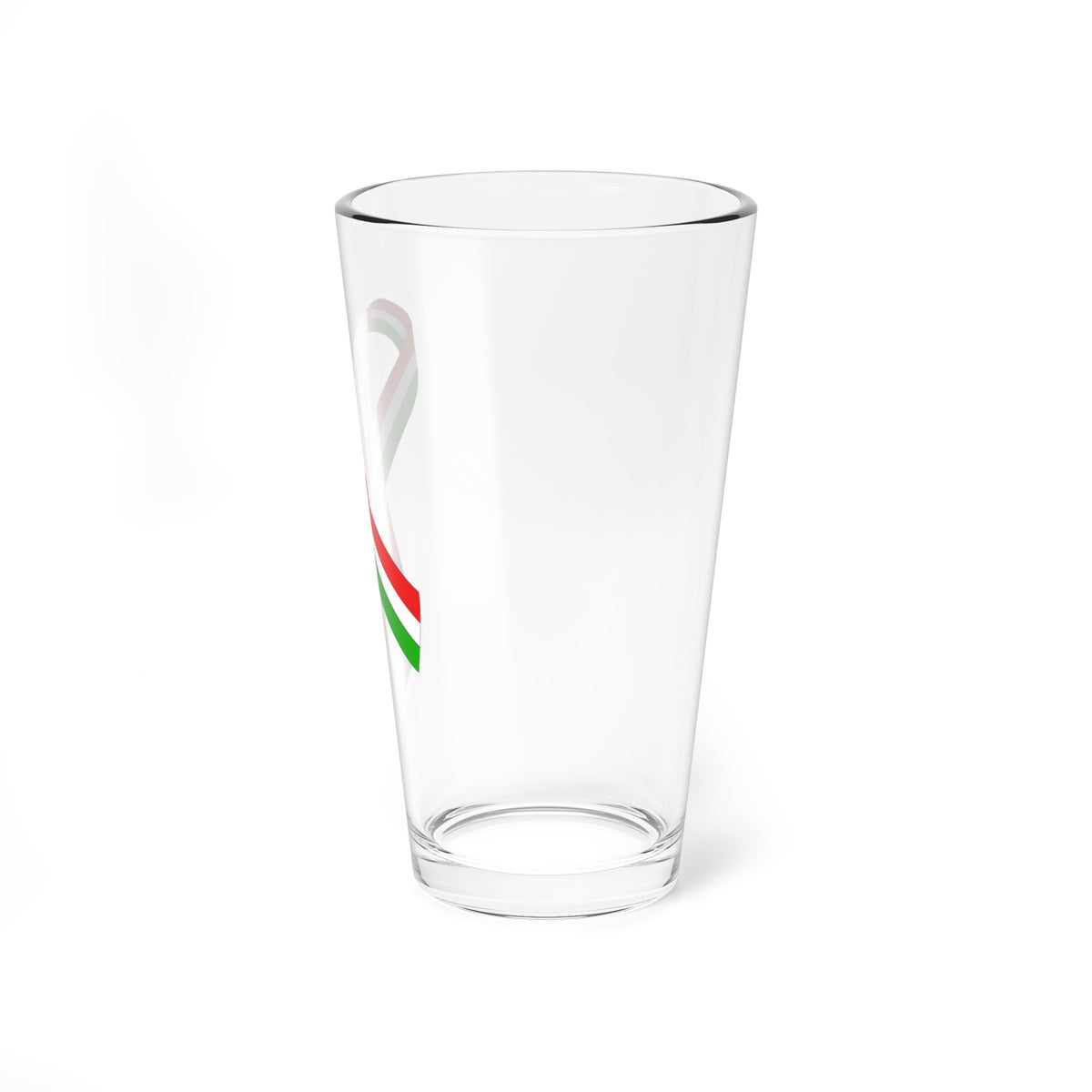 Hungary and Tajikistan ribbon (Tajikistan) Pint Glass 16oz