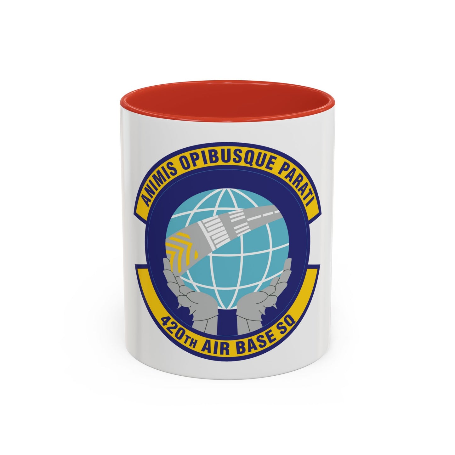 420th Air Base Squadron (U.S. Air Force) Accent Coffee Mug