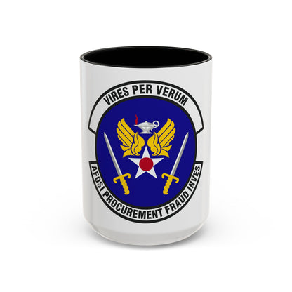 AFOSI Office of Procurement Fraud Investigations (U.S. Air Force) Accent Coffee Mug