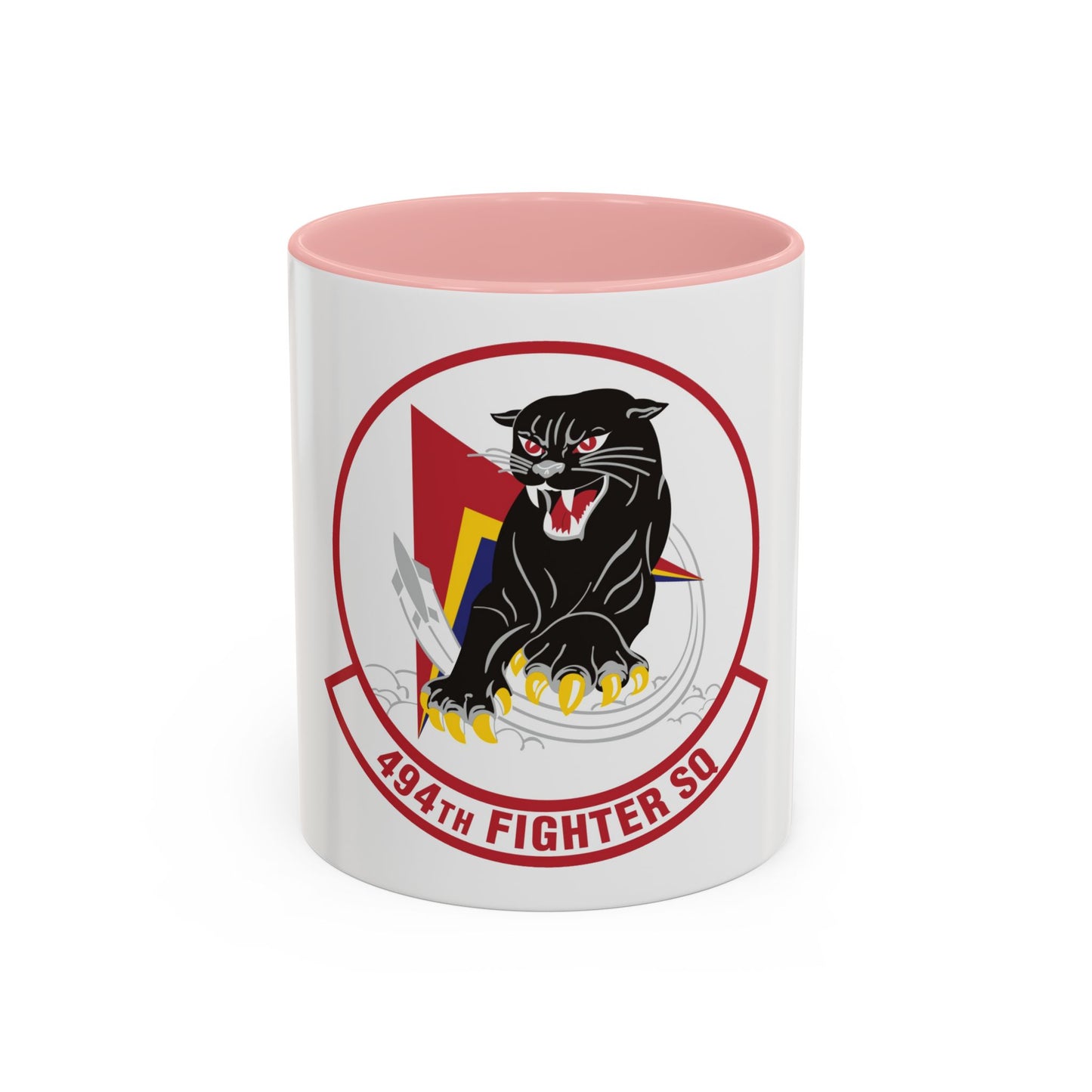 494th Fighter Squadron (U.S. Air Force) Accent Coffee Mug