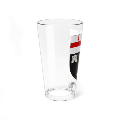 Londonderry COA (United Kingdom) (Coat of Arms) Pint Glass 16oz