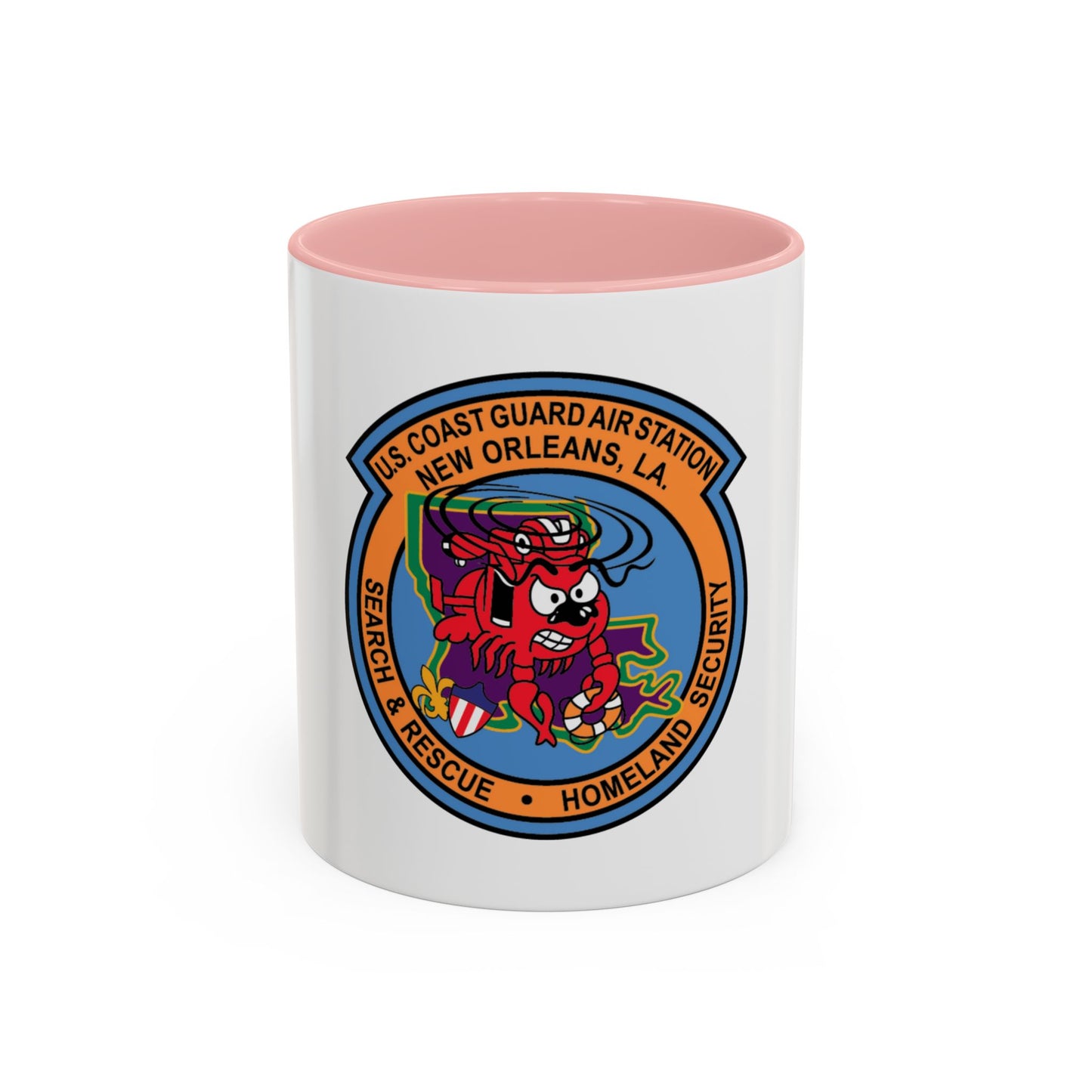 USCG Air Station New Orleans (U.S. Coast Guard) Accent Coffee Mug