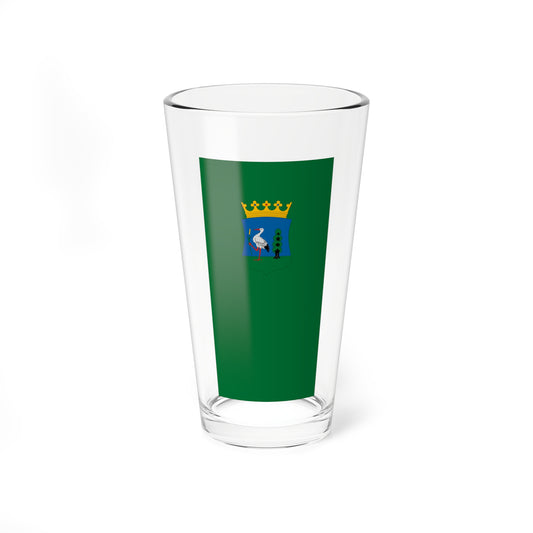 Flag of Izsak (Hungary) Pint Glass 16oz